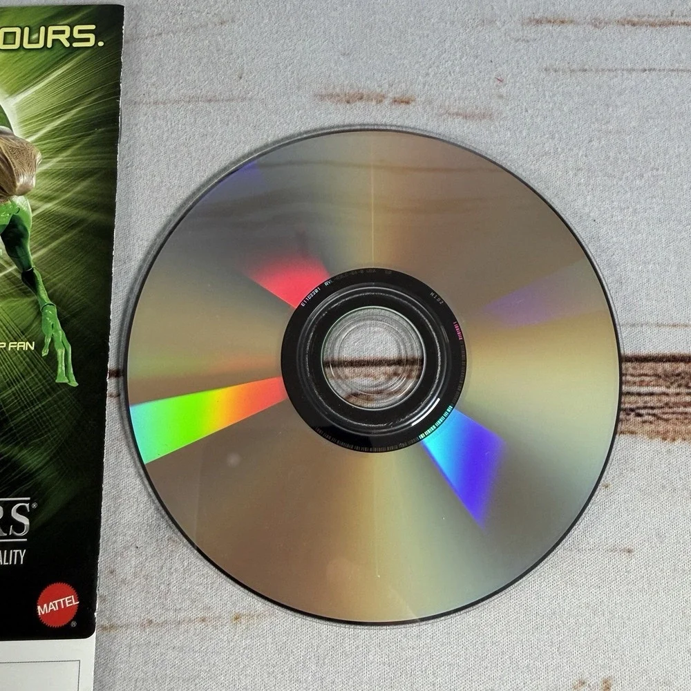 Green Lantern Rise of the Manhunters Wii Disc & Manual Only Resurfaced